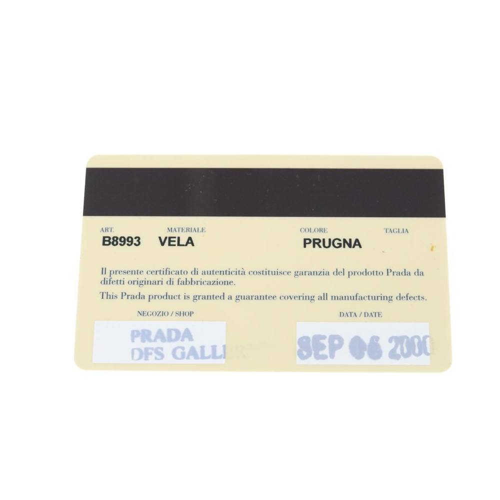 PRADA Hand Bag Nylon Navy Auth 64462 - Picture 12 of 16